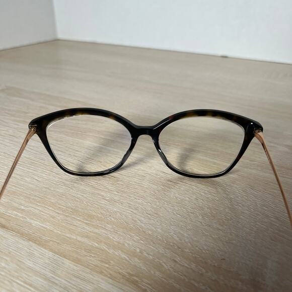 Prada VPR 11V-F 2AU-101 Eyeglasses Tortoise Shell Gold Frame 53-16-140 Italy - Picture 5 of 8